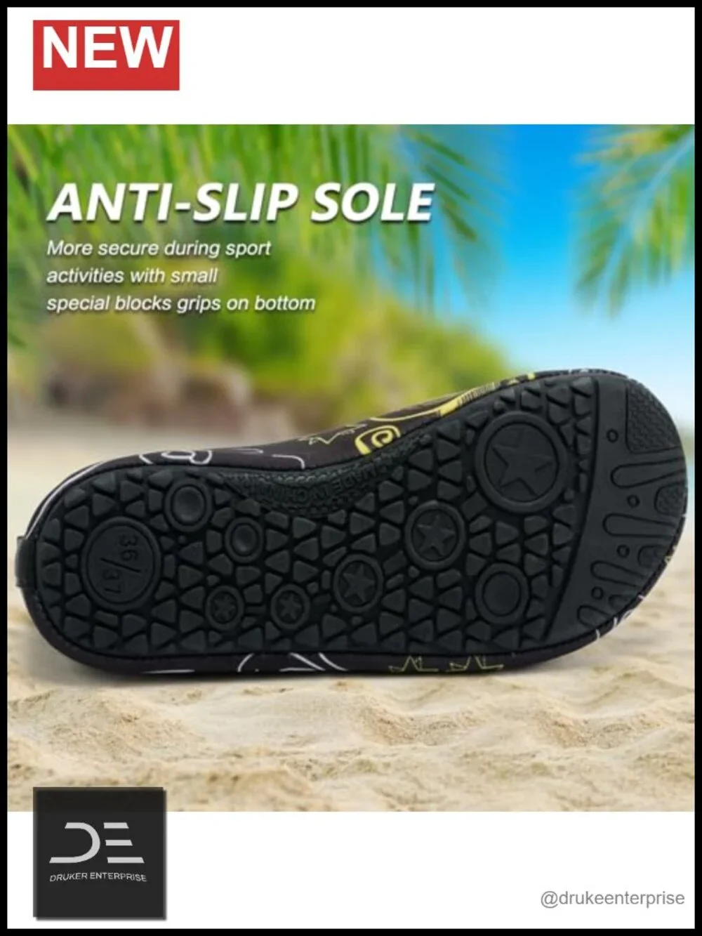 Women's Barefoot Quick-Dry Aqua Socks Slip-on Water Shoes for Beach Swim Yoga